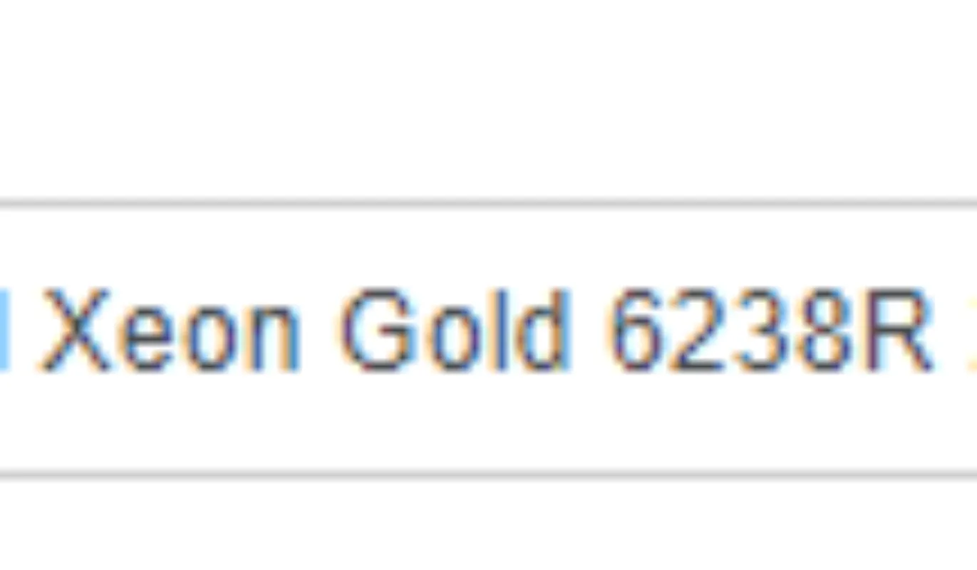 for Intel Xeon Gold 6238R 22 Cores 44 Threads 2.1GHz 3.7GHz Turbo LGA3647 Server CPU Processor
