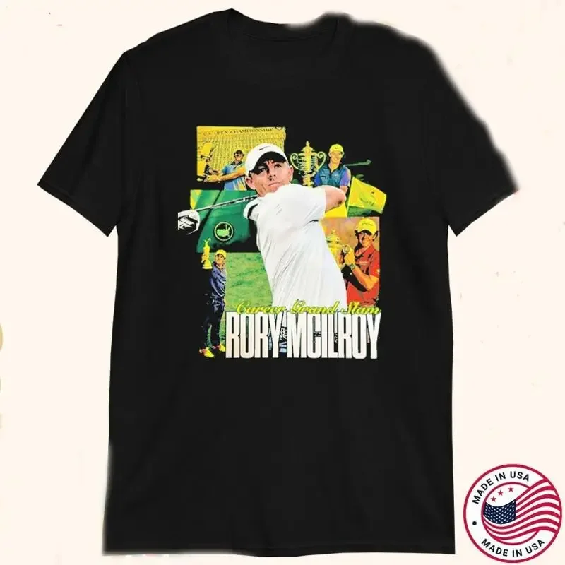 Rory Mcilroy The Sixth Men'S Golfer Complete Career Grand Slam 2025 T Shirts