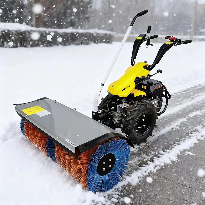Factory Price Walk-Behind New Condition Hand Push Loncin Engine 15HP Snow Removal Machine Snowplow Thrower Blower