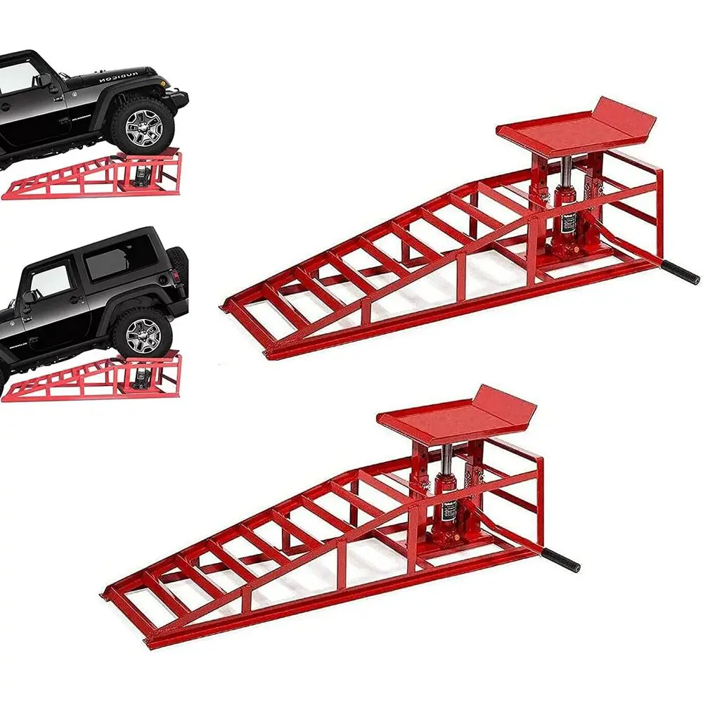 

Heavy Duty 10,000lbs Capacity Hydraulic Vehicle Lift for Car and Truck Service Ramps Garage Repair