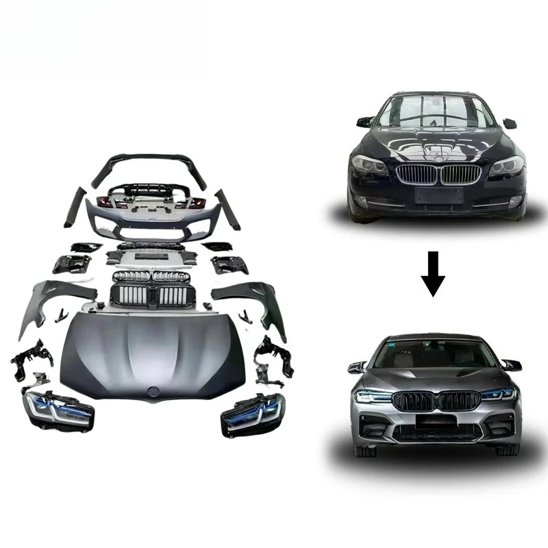 

Durable OEM-Aligned ForBMW 5 Series F10/F18 M5 Style PP Body Kit (No-Cut Upgrade To G30/G38)