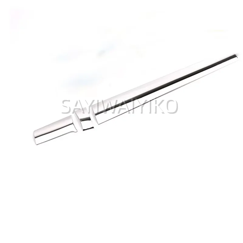 For Honda Civic 2016-2017 3Pcs Stainless Steel Color Car Interior Front Center Control Dashboard Stripe Cover Trim