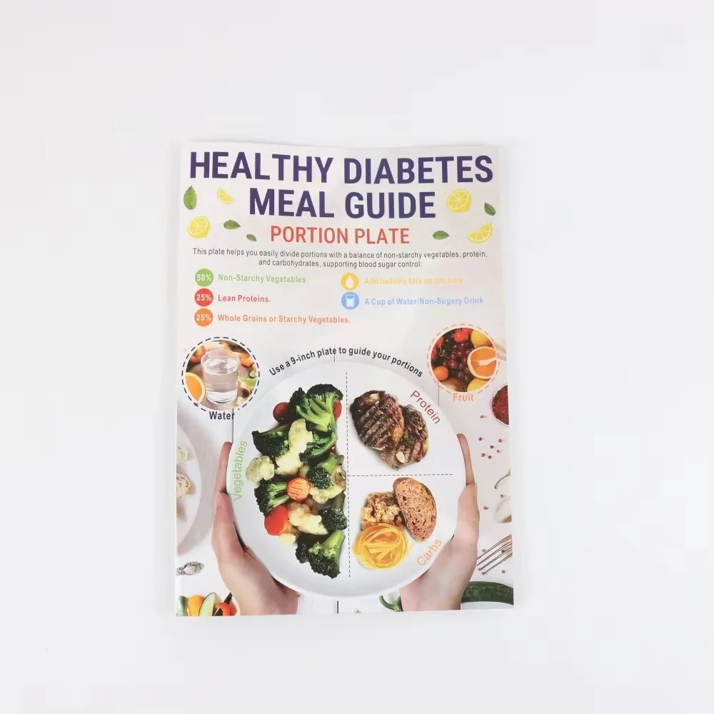 Portable Diabetes Food List Multi-function Healthy Food Programme Diabetic Food Chart Brochure Diabetes Food Schedule