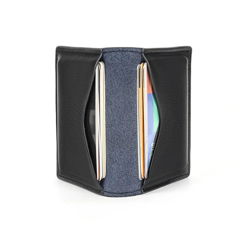 Men Credit ID Card Holder PU Leather Business Card Case Unisex Wallet Pocket Card Holder for Working Shopping