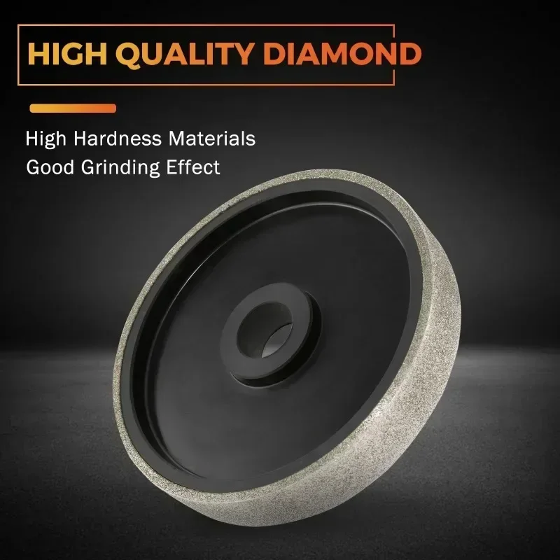 150x25.4x25mm Diamond Lapidary Jewelry Grinding Wheel Gem Jade Polishing Abrasive Sharpening Grinding Wheels Tool