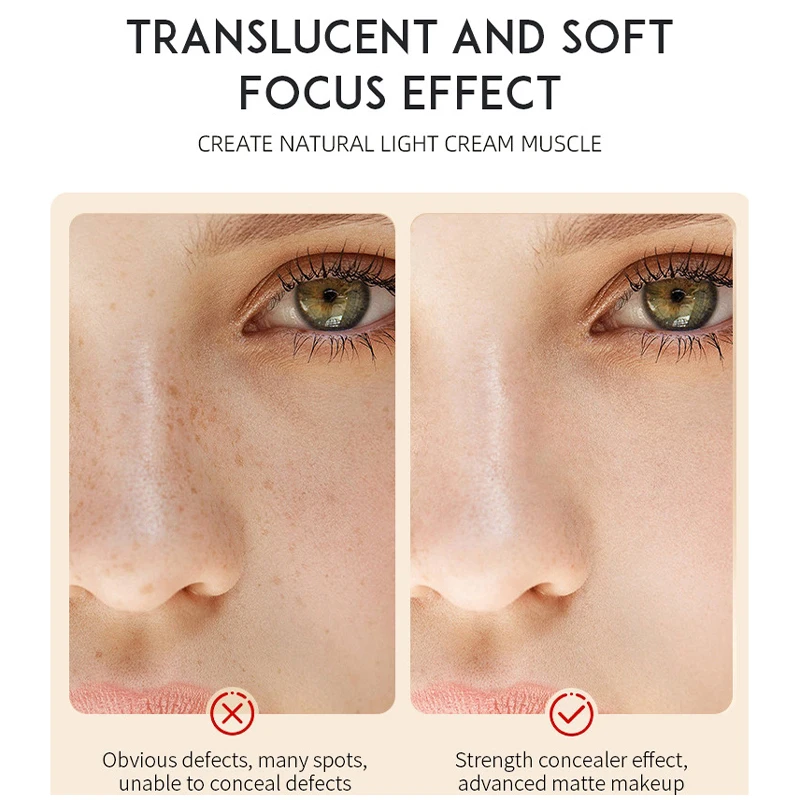 Marke Long Lasting Makeup Foundation Oil Control Concealer Sunscreen Spf50+ Isolation Face Brightening Moisturizing Facial Makeup