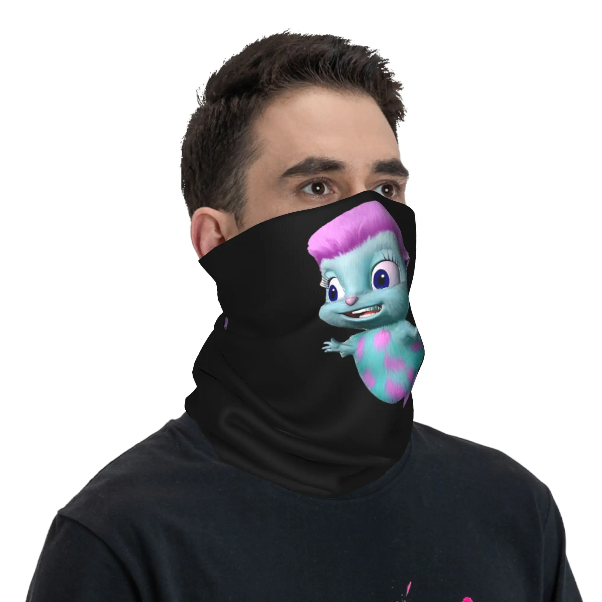 Bibble Fairytopia باندانا غطاء الرقبة قناع مطبوع وشاح قناع الوجه متعدد الوظائف الجري للجنسين الكبار الشتاء