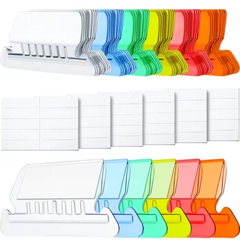 10Pcs Opknoping Map Tabs En Inserts Voor Organiseren Onderscheiden Snel Opknoping Bestandsmap Labels Indienen Tabs 2 Inch Multicolor