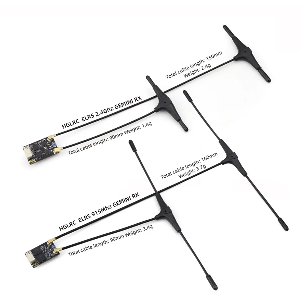 

HGLRC ELRS GEMINI RX двойной приемник 2,4G/915 МГц для радиоуправляемого самолета FPV Дрон дальнего действия