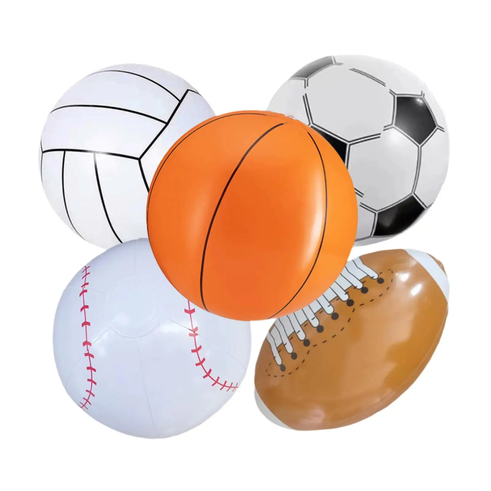 كرات الشاطئ القابلة للنفخ، كرات رياضية، هدايا للأطفال والكبار، ألعاب جديدة للحفلات