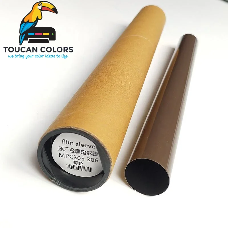 

ToucanPrinterRicoh MPC305 MPC306 MPC307 MPC406 MPC407 IM C300 IMC400 Brown Metal Copier Parts Fuser FilmSleeves for SeriesCopier