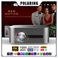 Polaring-Androidプロジェクター,p2,1080p,4k,2.4および5g,フルHD, 1000ANSIルーメン,ホームシネマ,オフィス,キャンプ