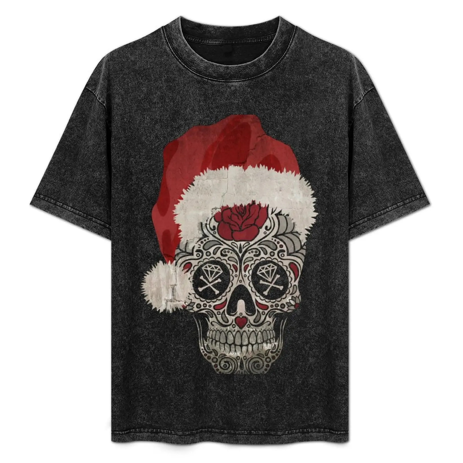 

Hellidays Skull T-Shirt Retro Style Print Casual Top