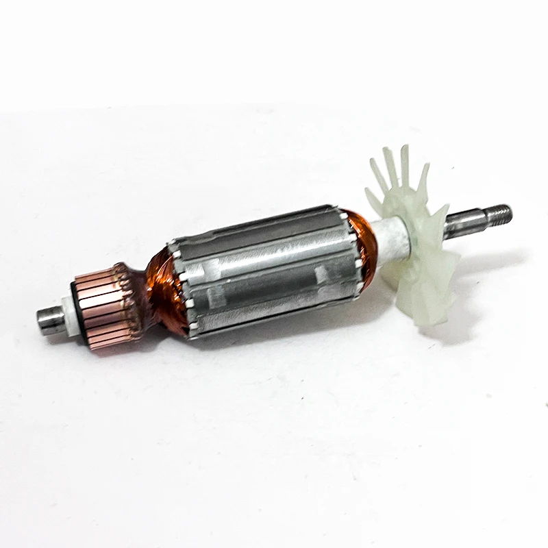 Koil angker AC220-240V untuk Hitachi G10SF3 S1M-FF04-100A Gerinda sudut Armature Rotor Anchor koil suku cadang pengganti
