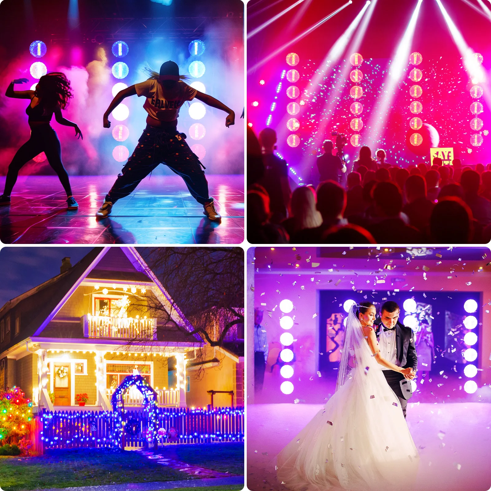 2個セット 6LED COBリニアビンテージライト 5x60W RGBレトロライト DMXステージエフェクト照明 DJディスコKTVパーティー結婚式バーカラオケ用