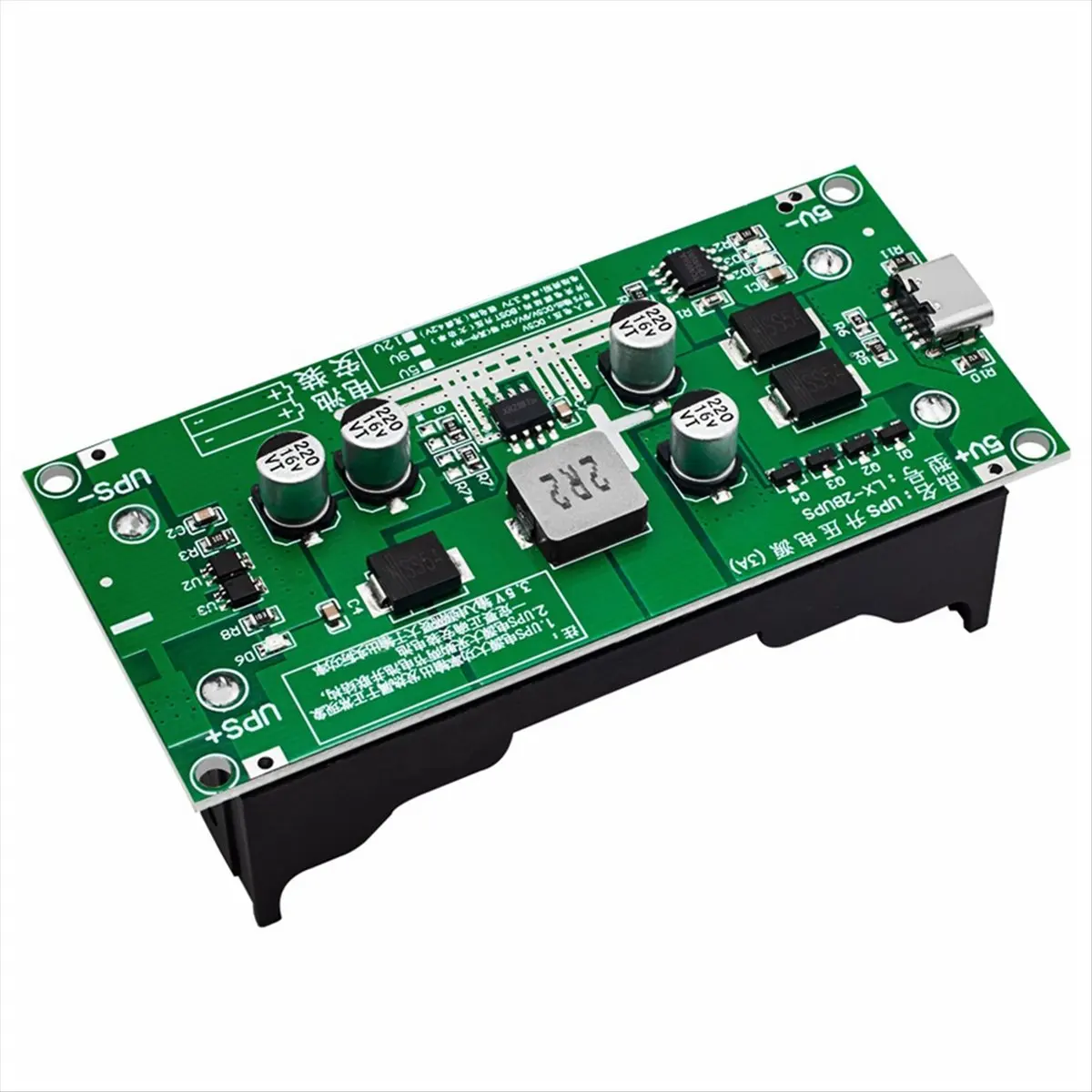 AT42 Type-C 15W 3A 18650 Lithium Battery Charger Module DC-DC Step Up Booster Fast Charge UPS Power Supply Converter 9V