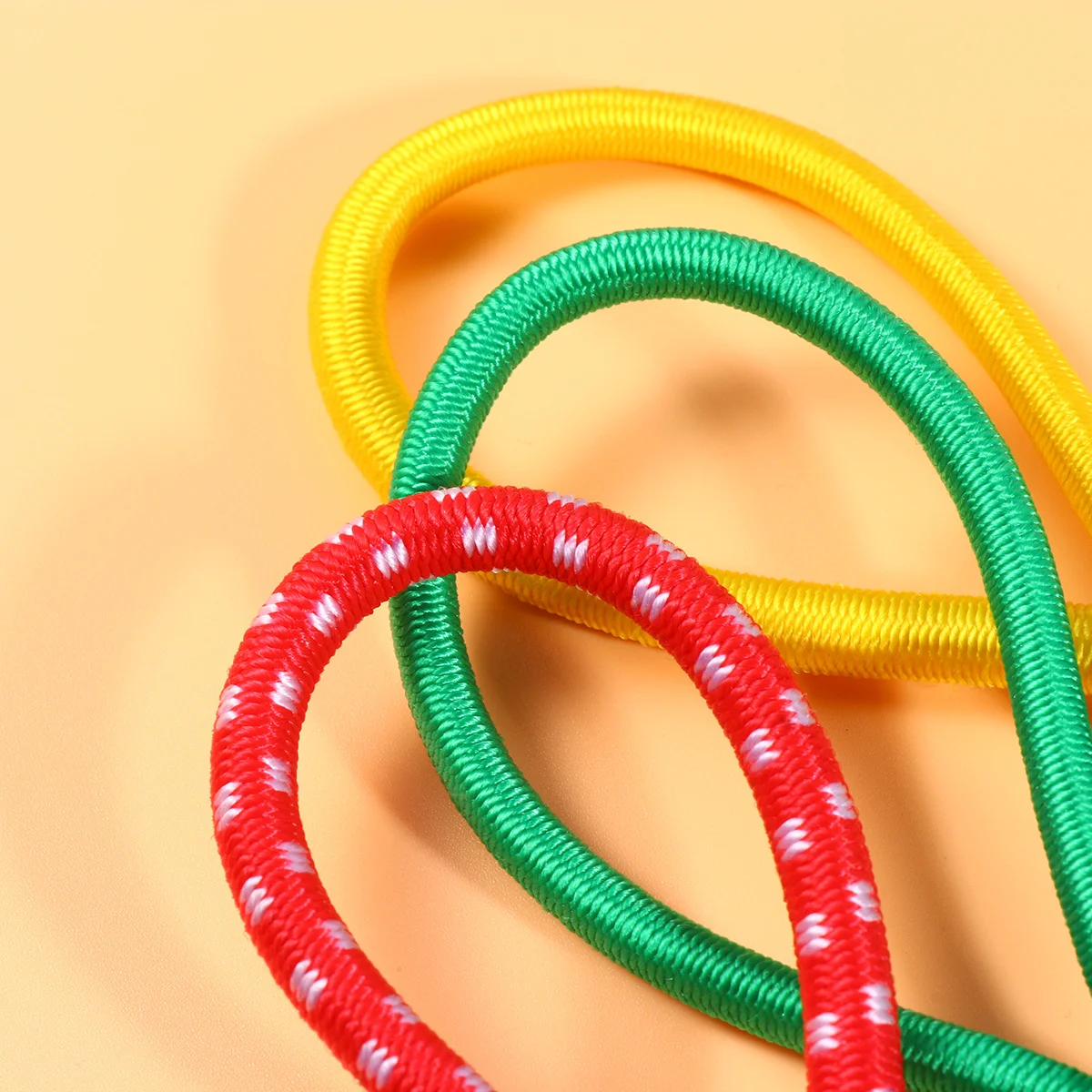 

6Pcs Camping Tent Elastic Rope Buckle Double Hook Adjustable Lightweight Outdoor Camping Accessories Portable Binding Strap