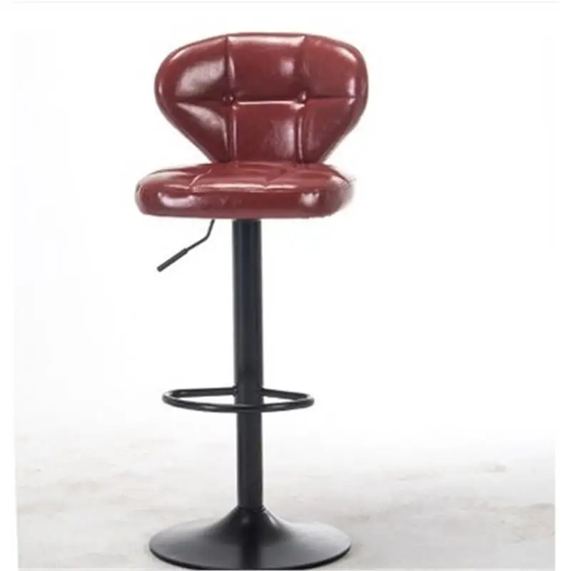 

Bar Stools Kitchen Chair Nordic Gamer Barbershop High Luxury Barber Shop Chair Backrest Modern Sgabello Cucina Alto Design Stool