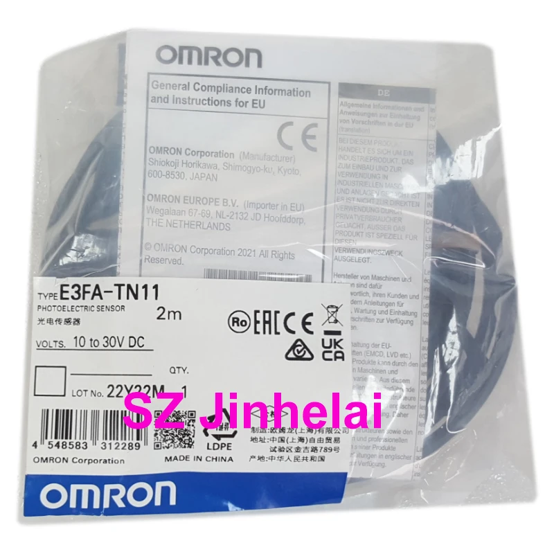 Imagem -03 - Omron-interruptor Fotoelétrico Autêntico E3fa-tn11 E3fa-tn12 Npn 2m