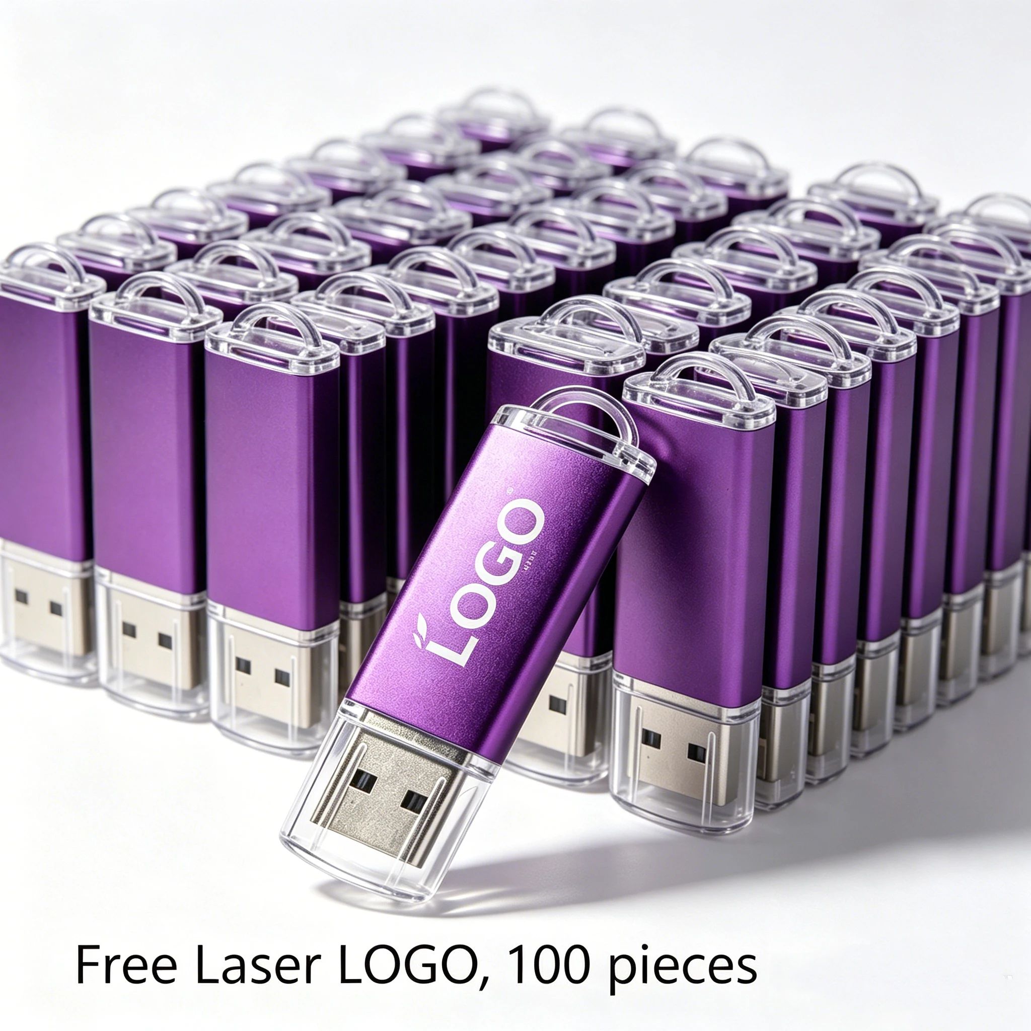 100 pack Free Laser LOGO USB 2.0 2 GB 4 GB 8 GB 16 GB FLASH DRIVE 32 GB 64 GB MEMORY STICK