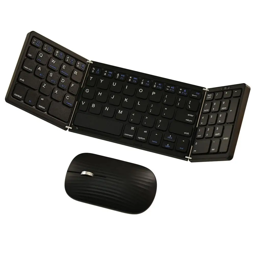 Foldable Wireless Keyboard Mouse Set