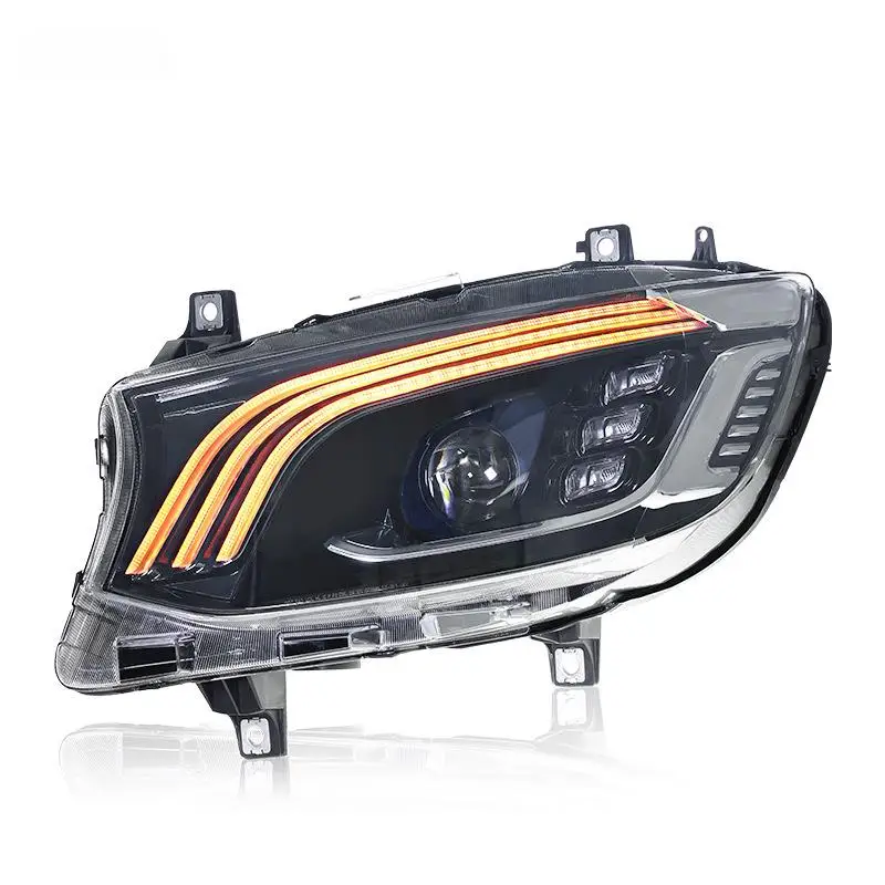 2019-2023 Sprinter LED Headlight Assembly Modification with Three-bar Daytime Running Lights
