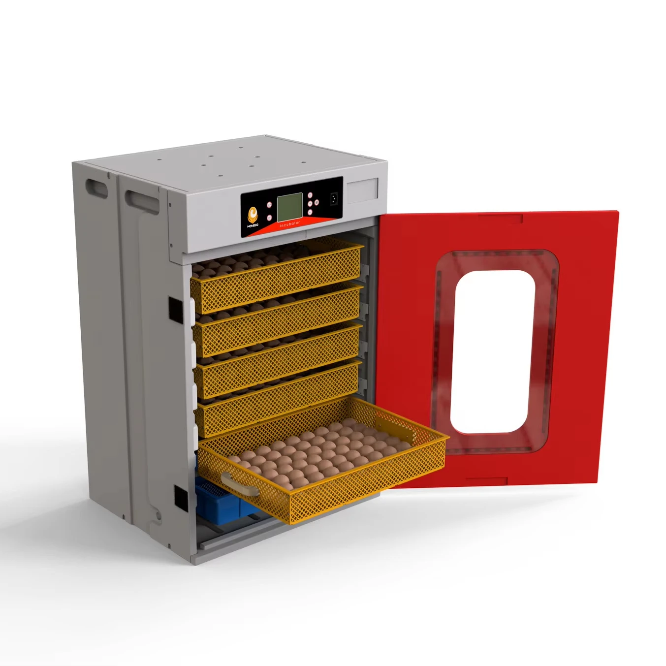 

Automatic Safety Cover Applied For Protecting Humidification Egg Incubator 400 Quail Eggs Full Automatic Chicken Egg Incubator