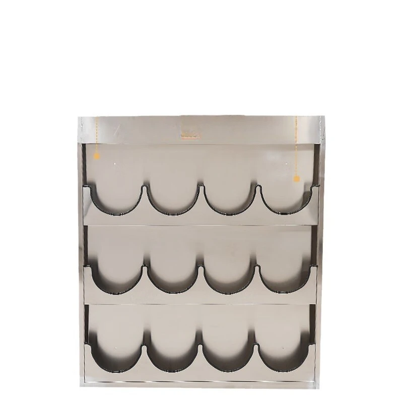 

304 stainless steel safety hat rack construction site factory employee helmet rack floor storage rack wall-mounted display shelf