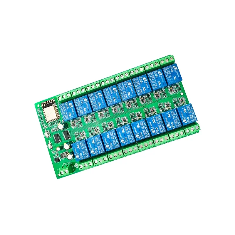 5V/12V/24V Power ESP8266 WIFI 16 Channel Relay ESP-12F Development Board