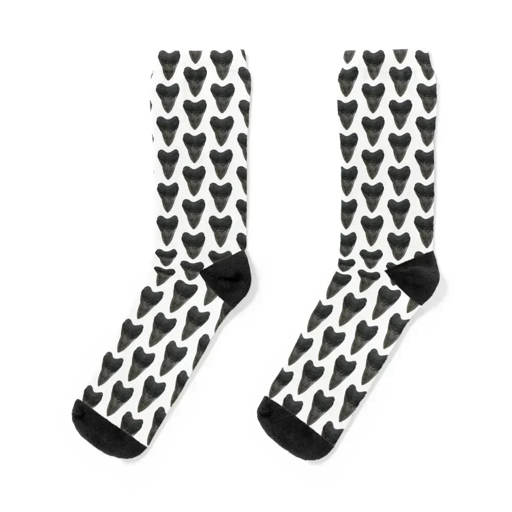 

Sharks Tooth Megalodon Fossil Socks Men's FASHION Man Socks Women's