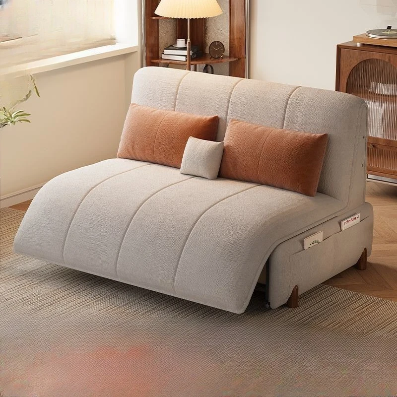 

Intelligent electric sofa bed foldable dual-purpose small apartment, remote control double