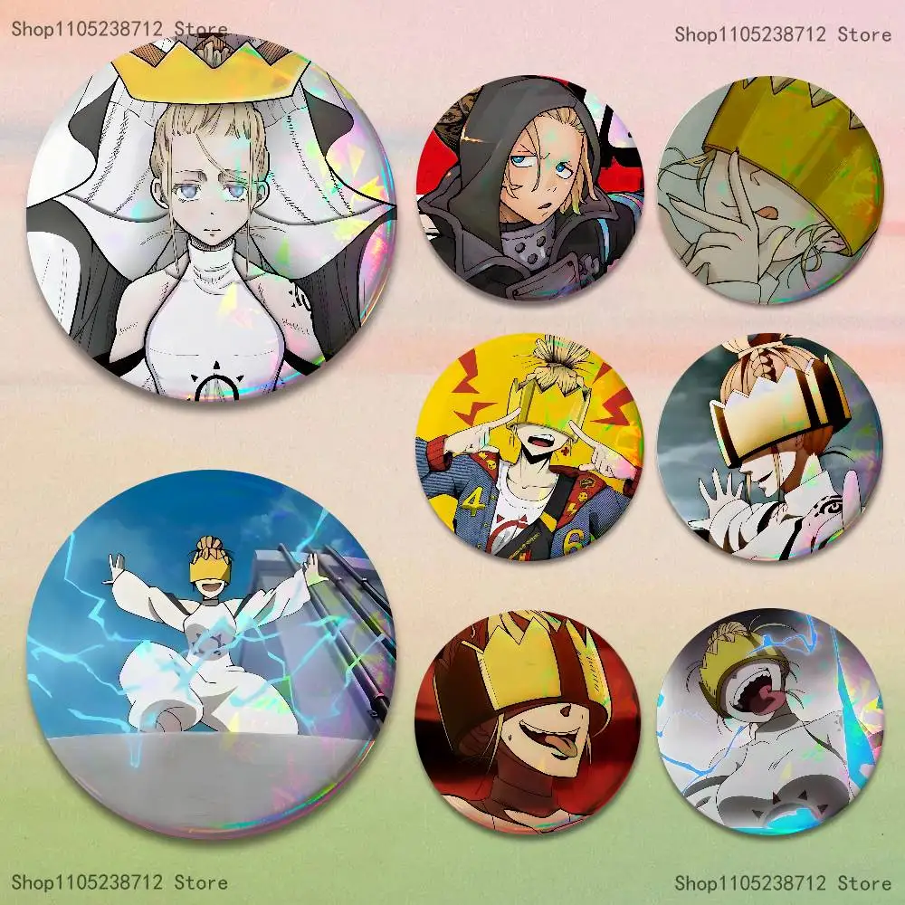 

Anime H-Haumea Pins Backpack Clothes Jewelry Accessories Cartoon Round Brooch Button Badge Fans Collection Gifts