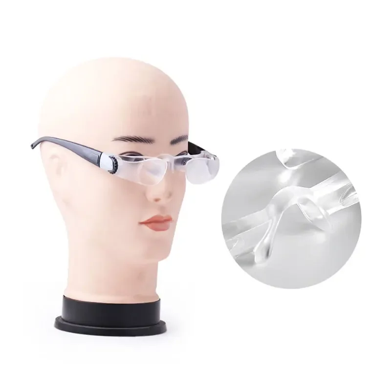 MaxTV gafas lupa para televisión casco lupa diadema lupa personas con distancia baja visión astigmatismo
