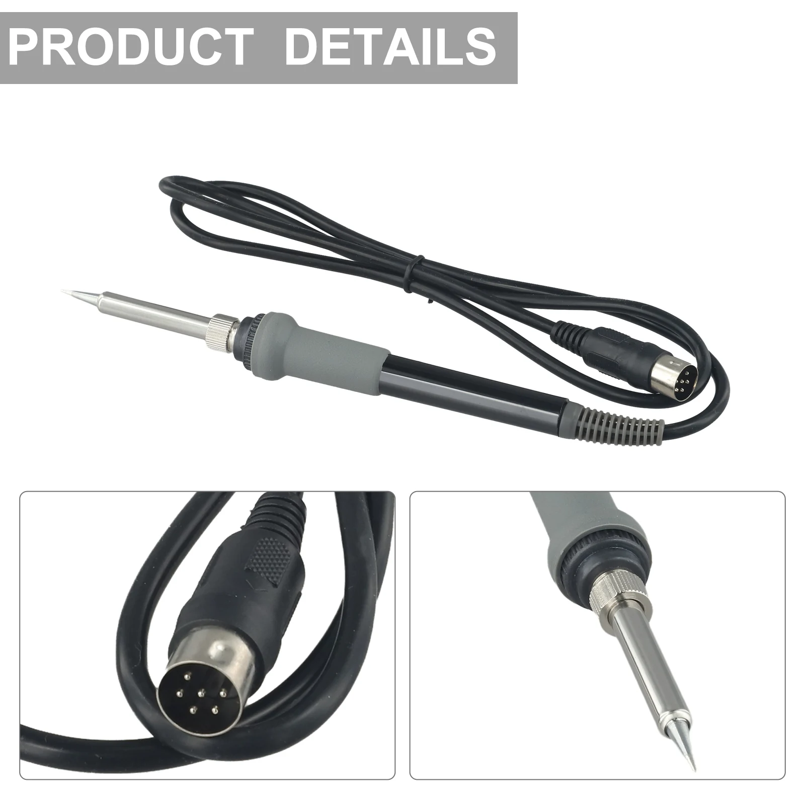 Soldering Welding 1 PC 65W 6Pin Black Ceramic DC 26V Equipment Handle Soldering Iron Station For FX-888/ FX-888D