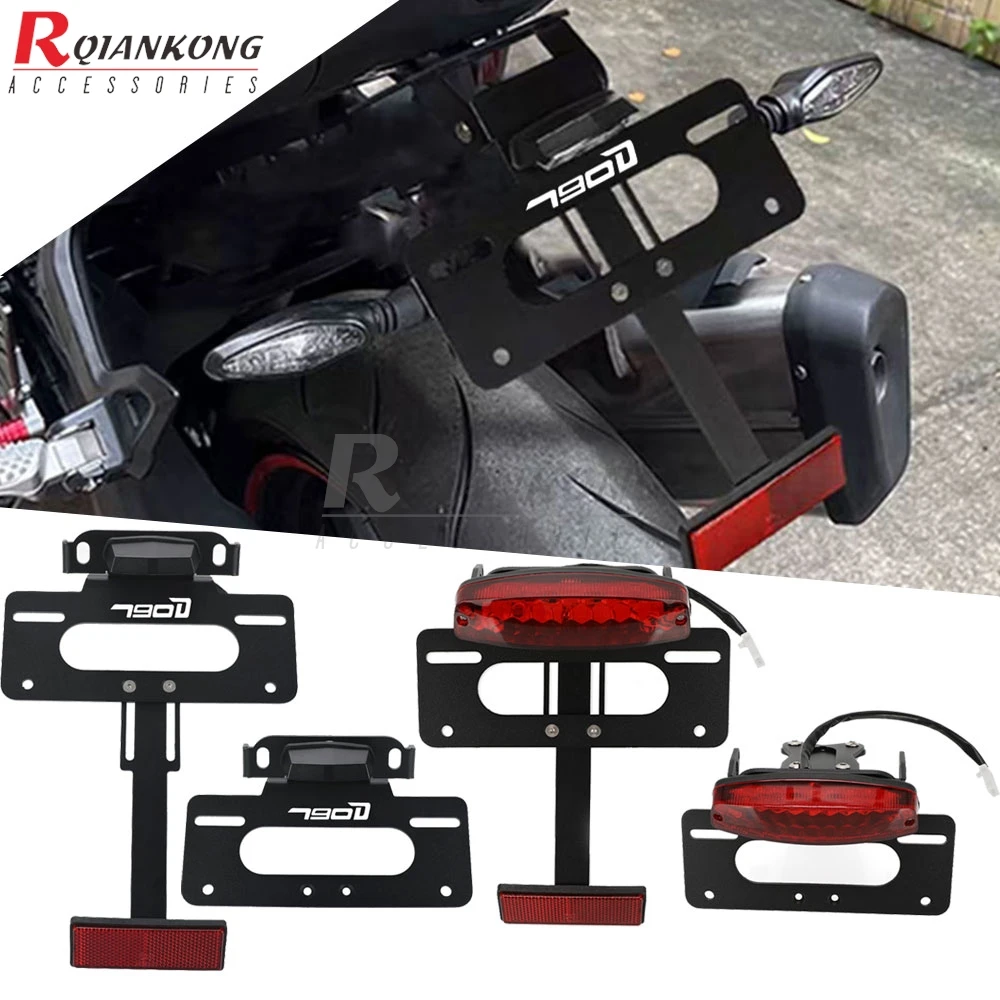 

Motorcycle License Plate Holder Bracket For 790 Duke 2018 2019 2020 2021 2022 2023 2024 Rear Tail Tidy Fender Eliminator Kit