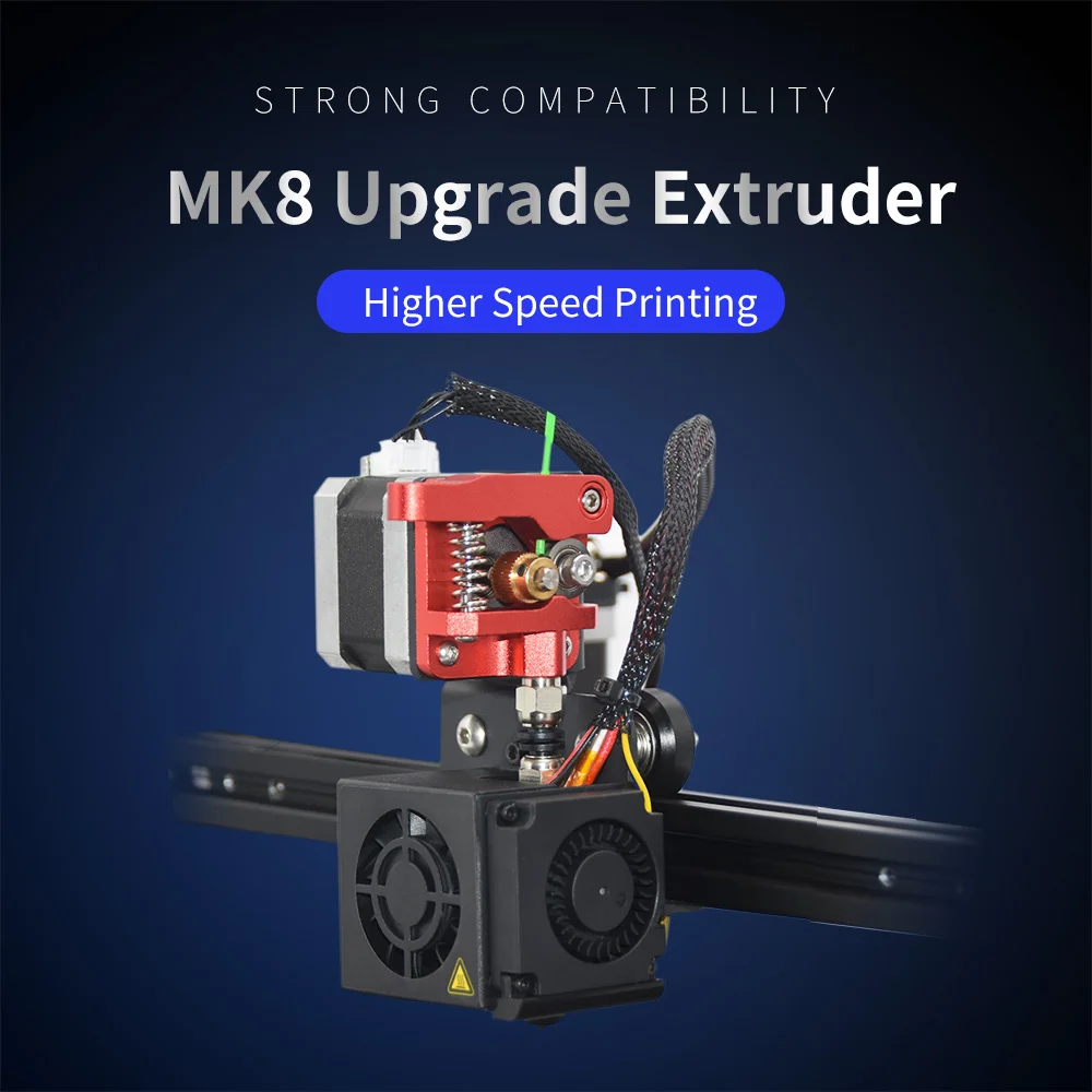 

New MK8 Direct Drive Extruder Upgrade Kit Full Assembled Hotend 42-40 Stepper Motor for Ender3 /Ender3 V2/ Ender3 Pro/CR10/10S