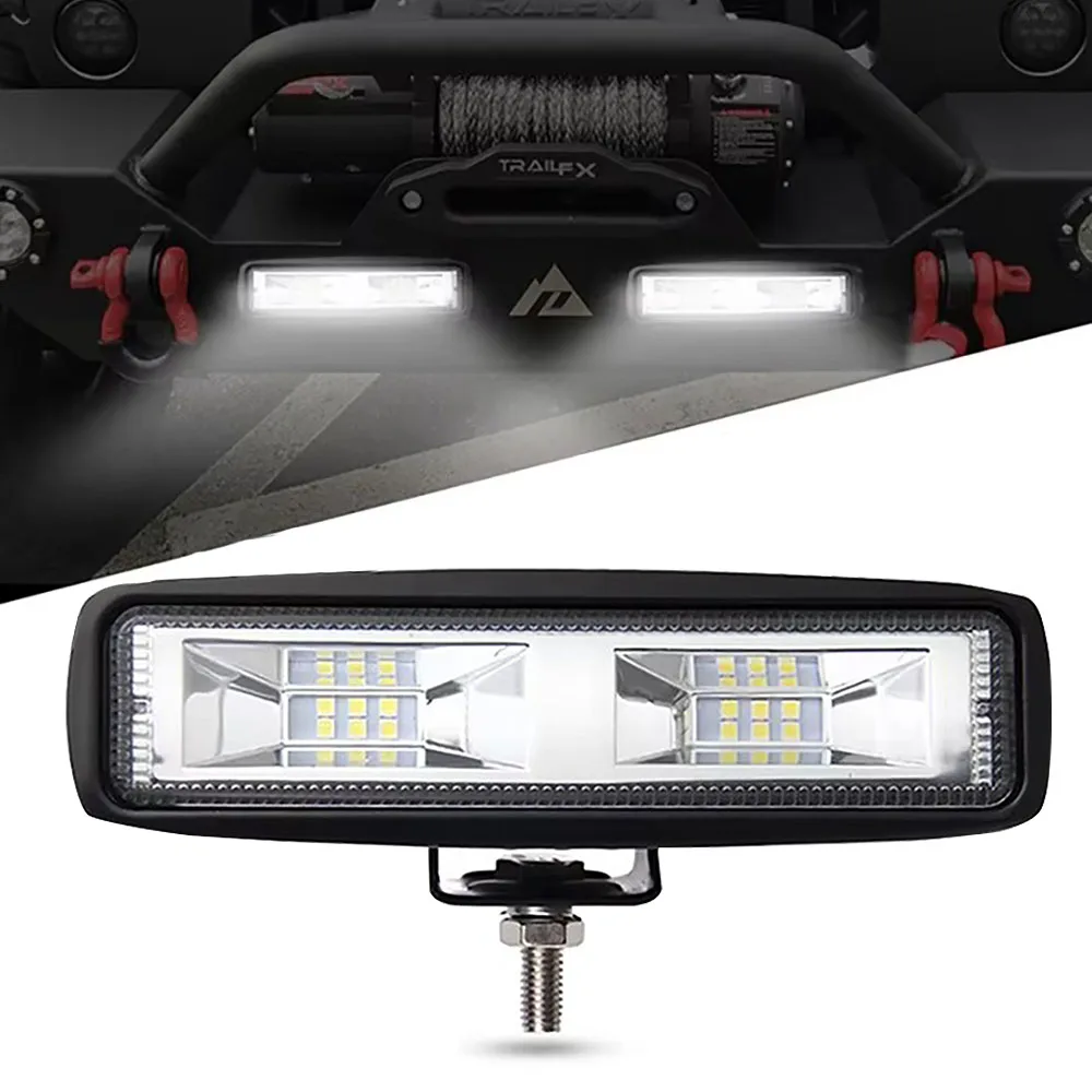 1Pcs Car Work Light LED Bar 16smd  LED Worklight Bar Offroad SUV ATV Tractor Boat Trucks Excavator 12V led Combo Beam