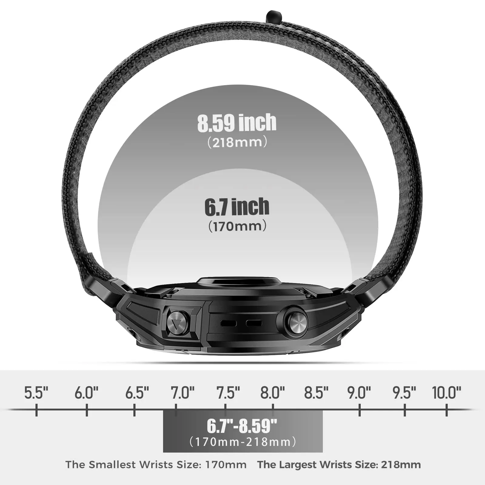 20 مللي متر 22 مللي متر 26 مللي متر حزام النايلون ل Garmin Fenix 8/E 7 7X 6 6X Pro 5 5X Epix 2 Pro 51 مللي متر 47 مللي متر Fenix 7S 6S 5S غريزة 3 2 2X 2S الفرقة