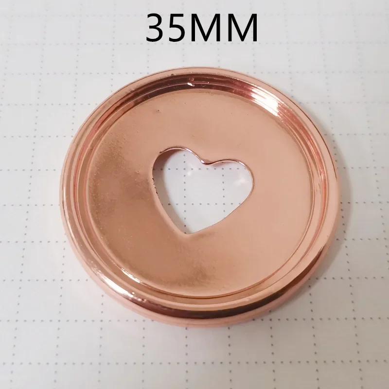 100PCS35MM electroplating plastic binding ring, binding button, loose-leaf notebook mushroom hole binding button