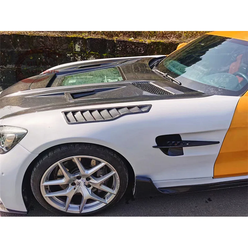 

For Mercedes-Benz AMG GT GTS High Quality Pro Style Semi-Carbon Fiber Front Fender