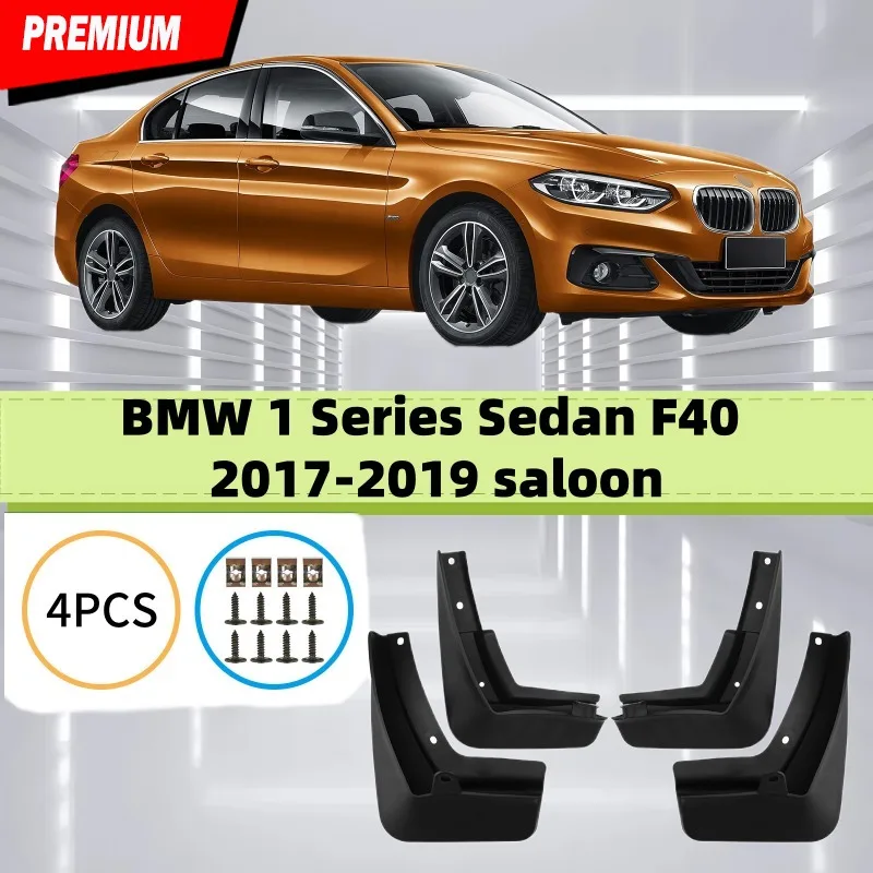 For BMW 1 Series Sedan F40 2017-2019 saloon Car Mudguards Mudflap Mudguard Splash Guards Mud Flaps Fender Accessories Auto