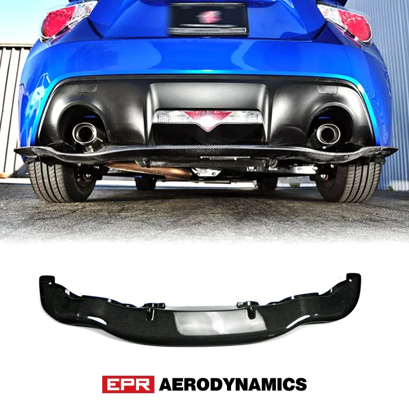 Car Accessories For Toyota FT86 FRS PJDM Style Carbon Fiber Rear Diffuser Glossy Finish Bumper Splitter Lip Racing Body Kit Part