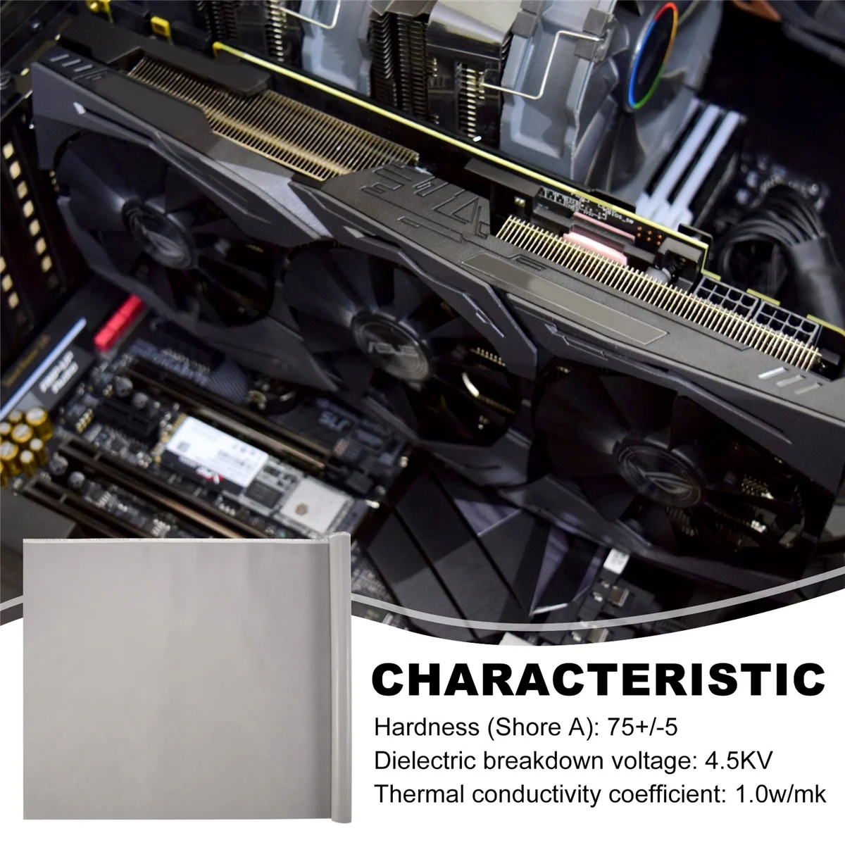 WHQT BM120 Pad из стекловолокна с покрытием, термосиликоновая накладка для радиатора IGBT MOS-транзистор