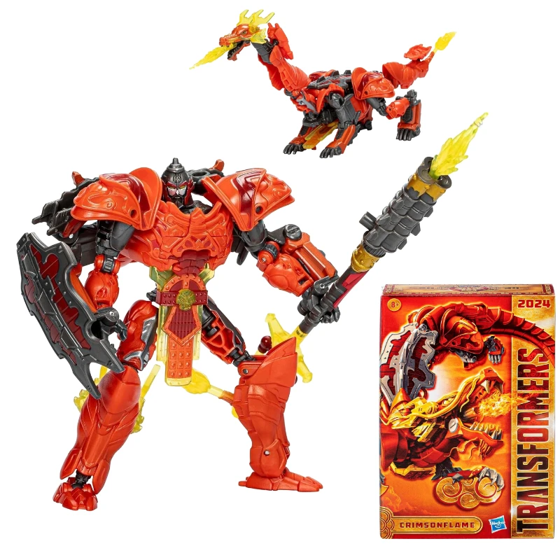 

In Stock Transformers Lunar New Year of The Dragon Crimsonflame Action Figure Model Collection Toy Gift