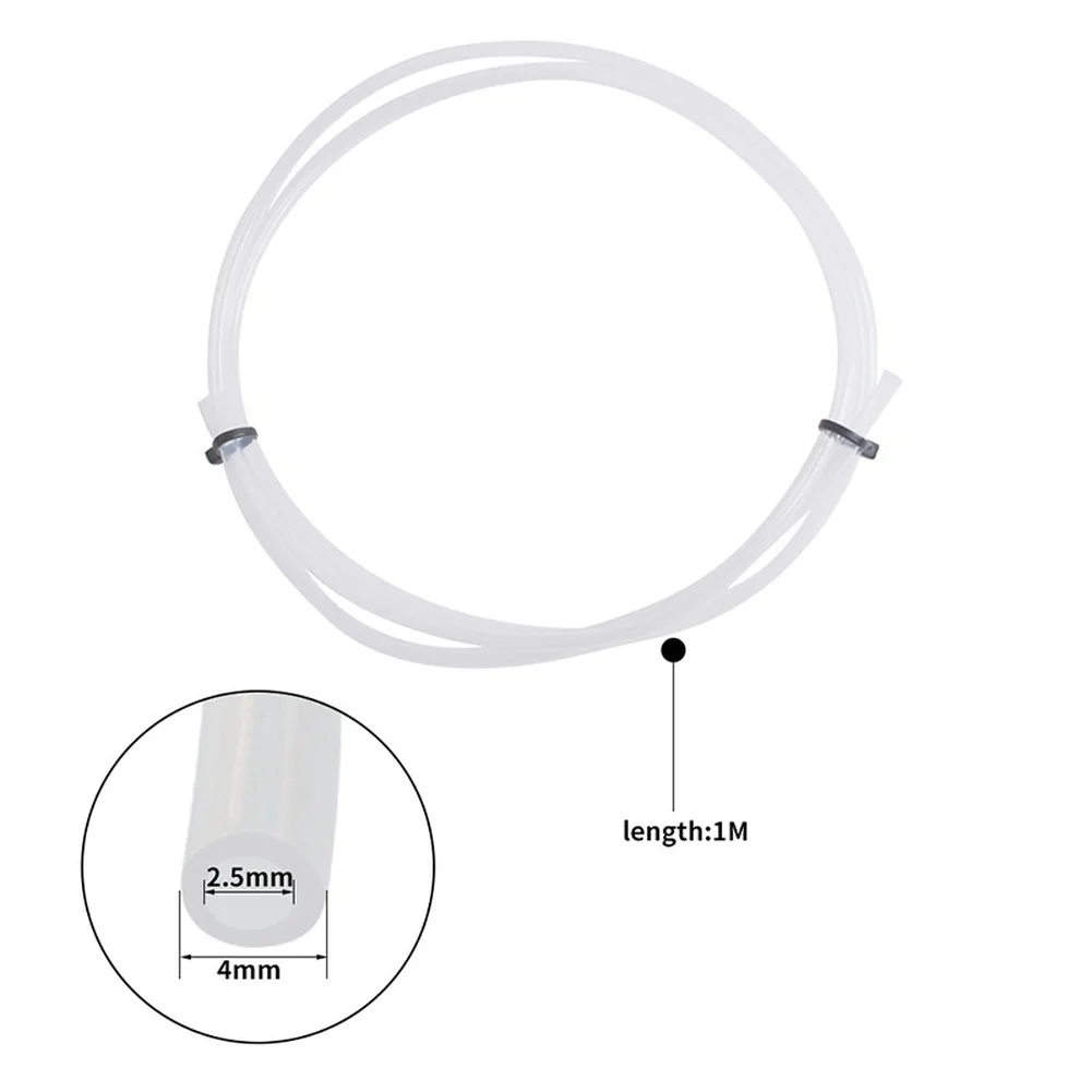 4mm Outer Diameter 1m PTFE FEP Tubing Hose For 3D Printer Filament Feeding High Temperature Resistant Transparent Pipe