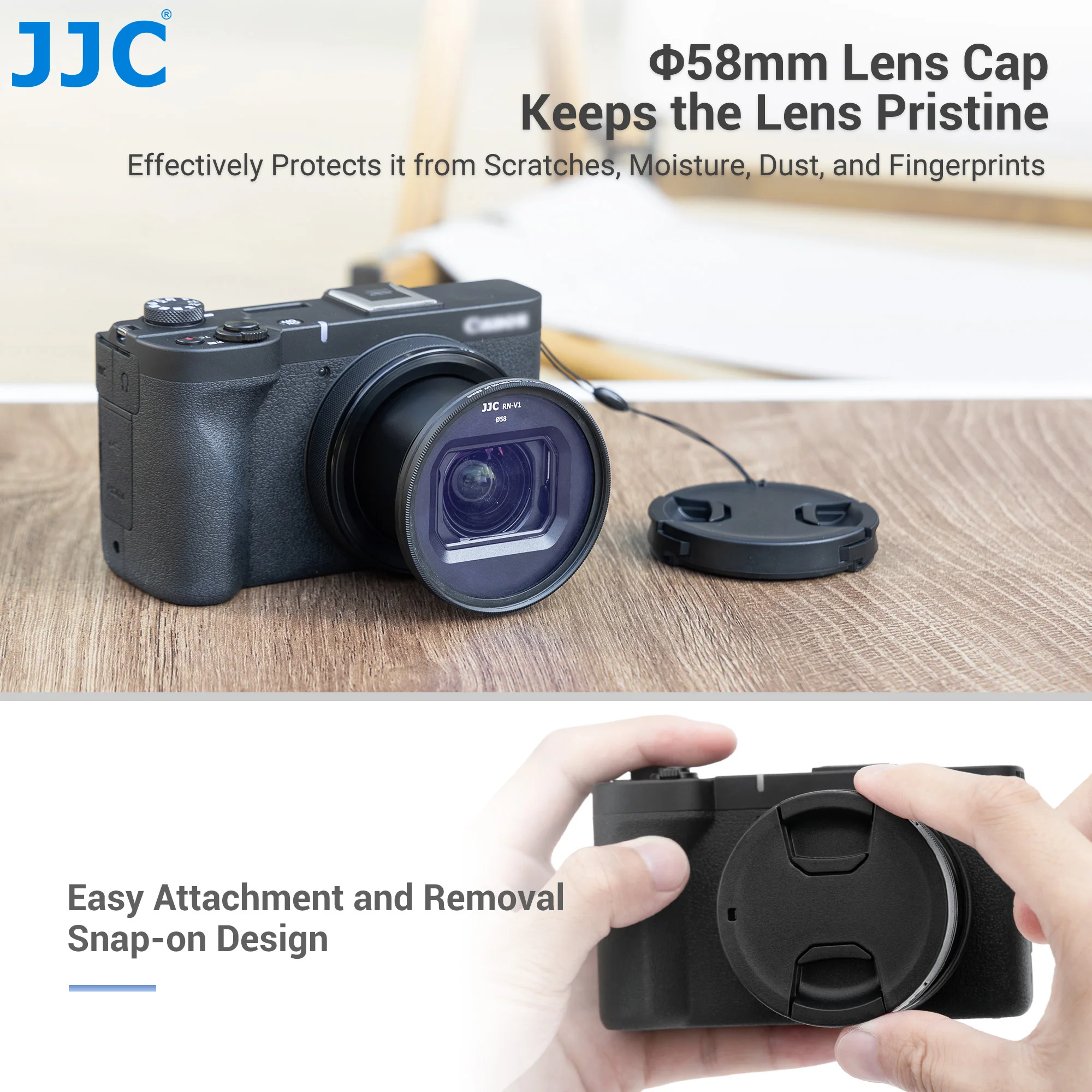 JJC アルミ合金フィルターアダプター Canon PowerShot V1 カメラ用