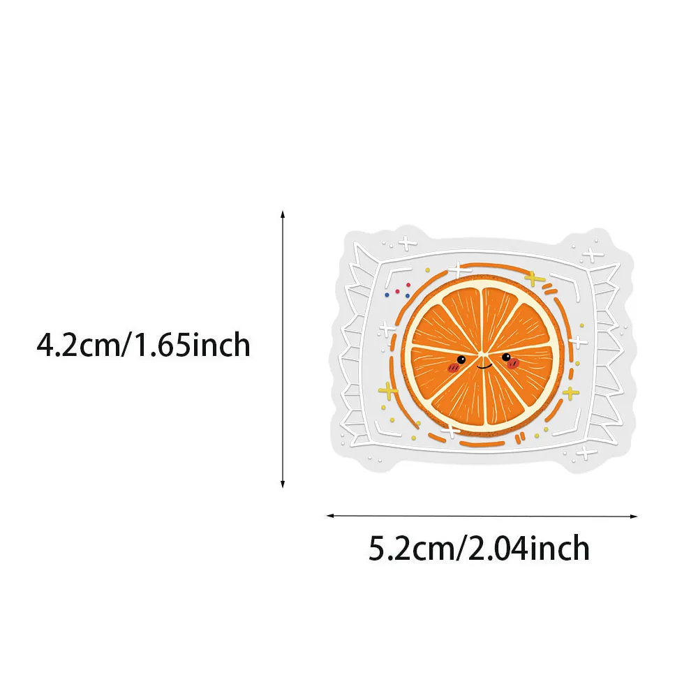 50PCS Creative Wrapped Candy Cute Stickers Phone Case Decoration Notebook PET Transparent Material Personalized Stickers