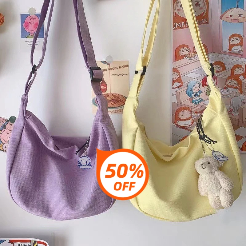 

Fashion Versatile Korean Style Shoulder Bags Women 2026 New Chic Candy Color Bags Daily Lightweight Simple Crossbody Bags