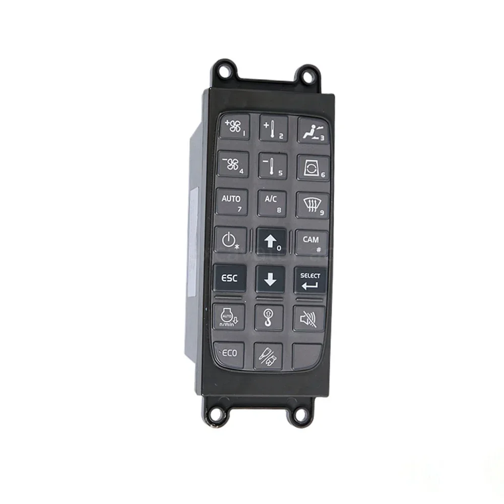 For 14594714 Excavator Parts 210D 220D 290D 360D 750D 460D Air Conditioner Controller Panel Switch