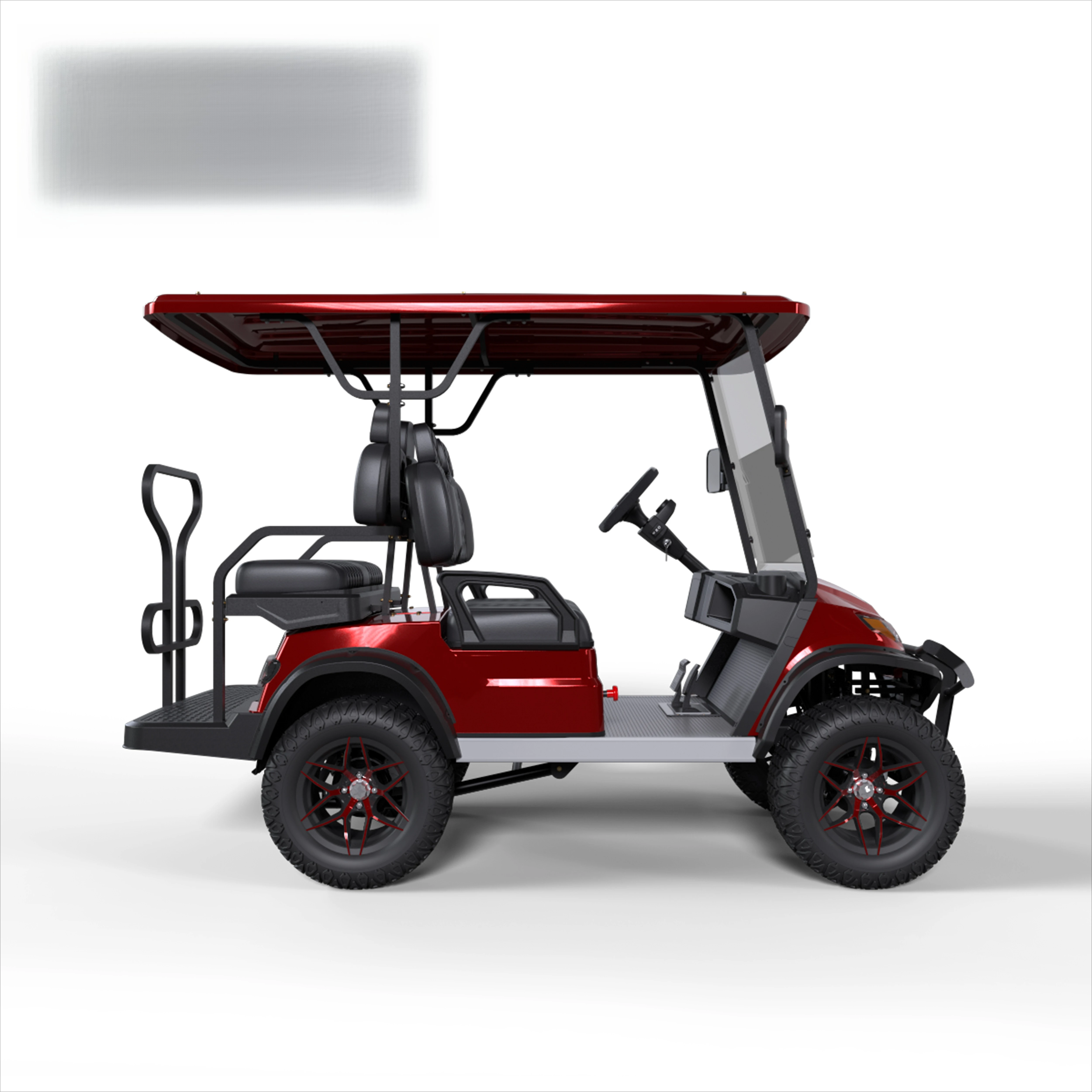 48V Electric Customized Street Legal Golf Carts New Model 6 Seater Golf Cart Electric 6 Passenger Sightseeing Golf Cart